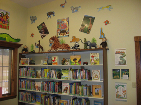 children's room of the library summer 2015